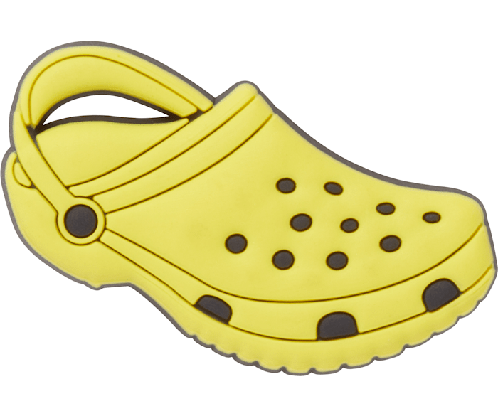 Yellow crocs with jibbitz clearance
