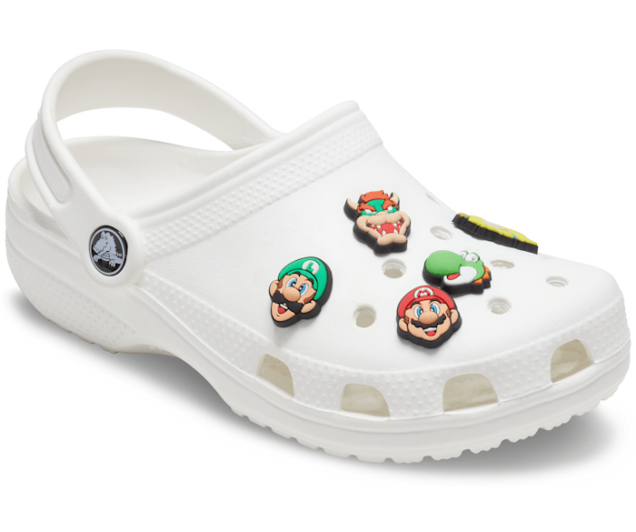 Crocs JIBBITZ SUPER MARIO 5PCK Multicolor - Envío gratis