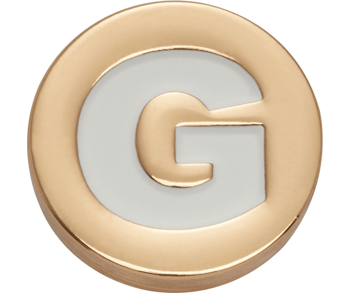  Gold Letter G - charm view - Jibbitz