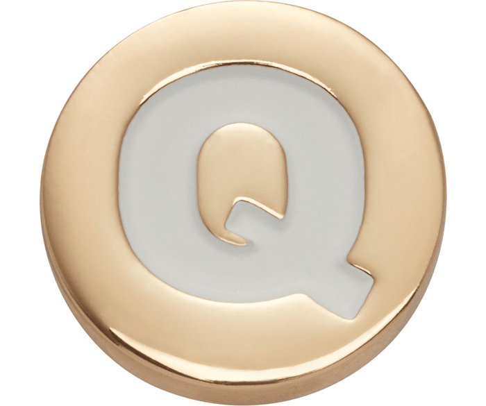  Gold Letter Q - charm view - Jibbitz