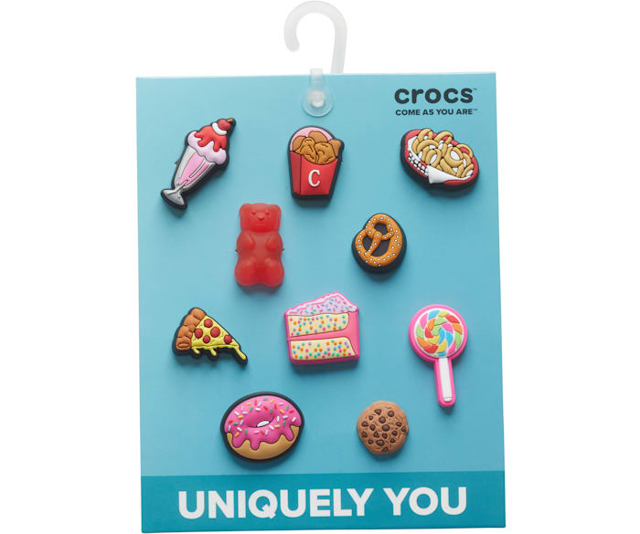 Croc charms food clearance