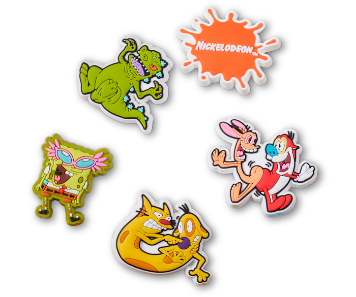 Nickelodeon Throwback 5-Pack Jibbitz™ charms - Crocs