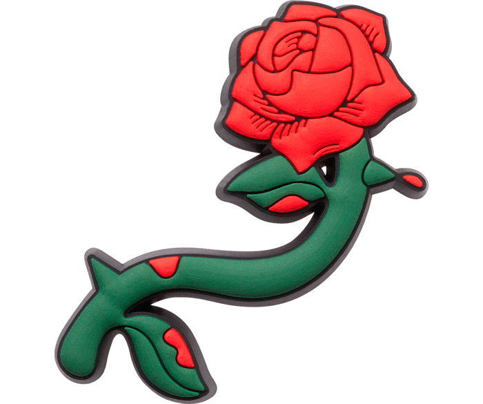 クロックス公式 シングル ローズ ジビッツ チャーム アクセサリー カスタマイズ