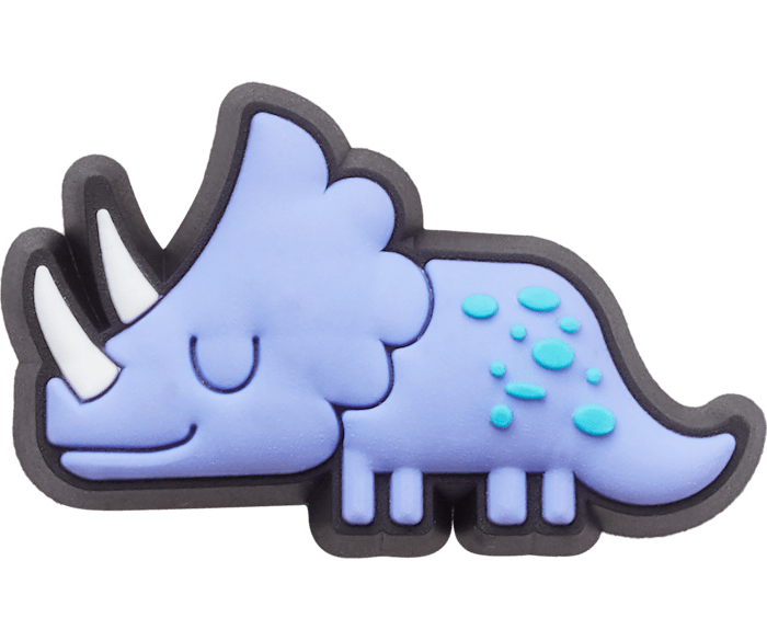  Purple Dino - charm view - Jibbitz
