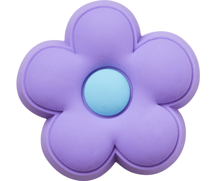 クロックス公式 パープル フラワー ジビッツ チャーム アクセサリー カスタマイズ