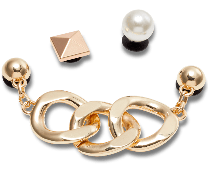 Gold jibbitz Clearance