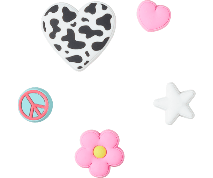  Girly Icon 5 Pack - charm view - Jibbitz