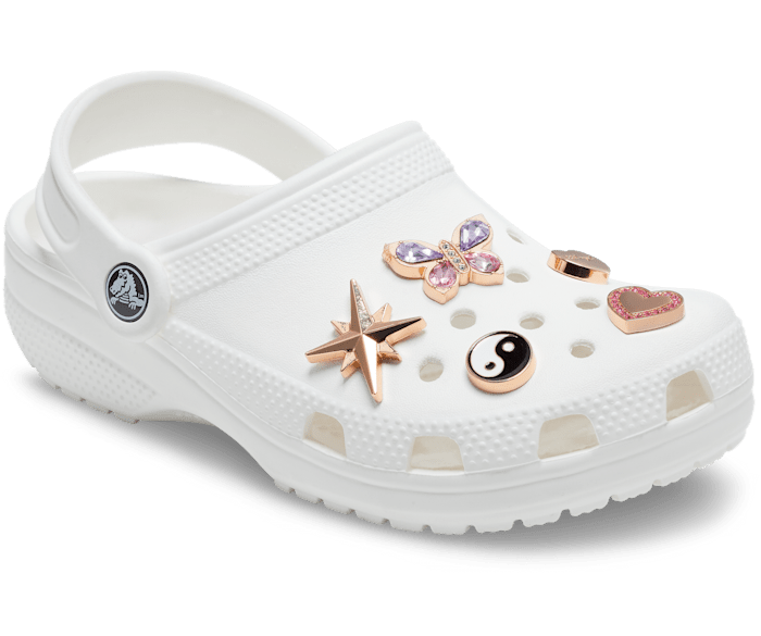 Pink and Gold 5 Pack Jibbitz™ charms - Crocs
