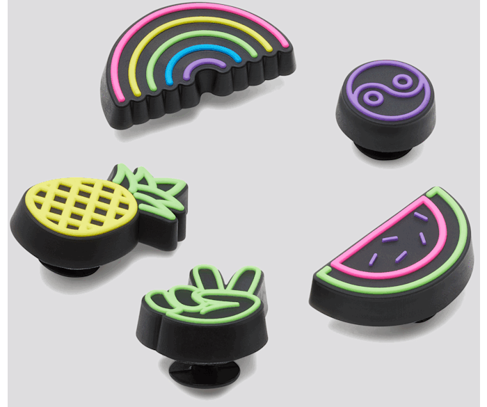  Lights Up Fun 5 Pack - Custom Angle - Jibbitz