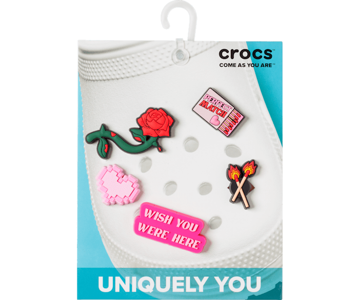 Valentines Girly 5 Pack Jibbitz™ charms - Crocs