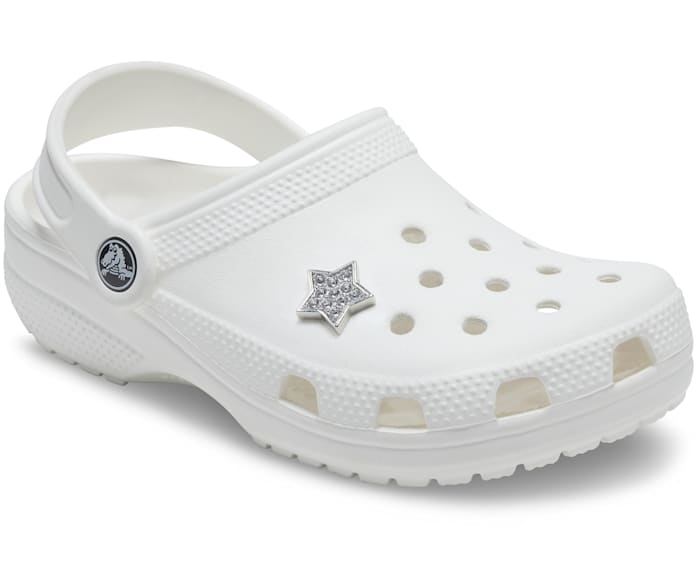  Silver Star - charms on shoes - Jibbitz