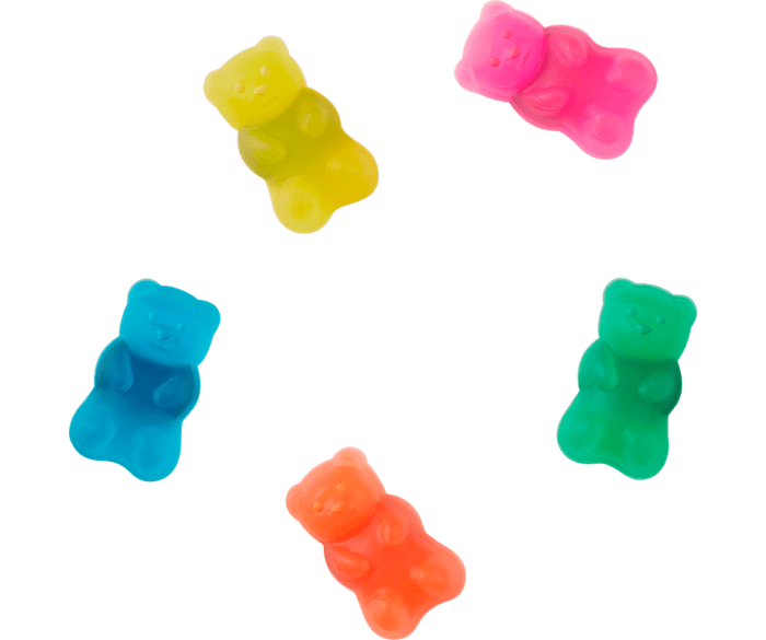 Gummy bear croc charms #2