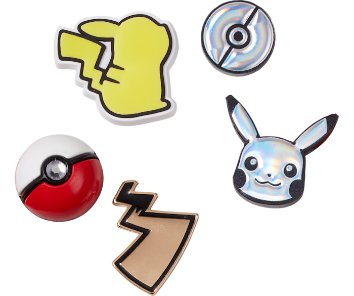  Elevated Pokemon 5 Pack - charm view - Jibbitz