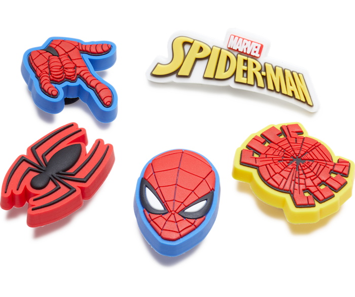 Spider Man 5 Pack Jibbitz Shoe Charm - Crocs