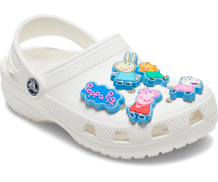 Peppa Pig 5 Pack Jibbitz Shoe Charm - Crocs