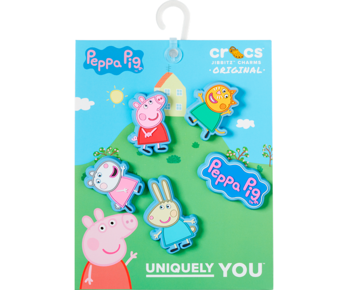 Peppa Pig 5 Pack Jibbitz Shoe Charm - Crocs