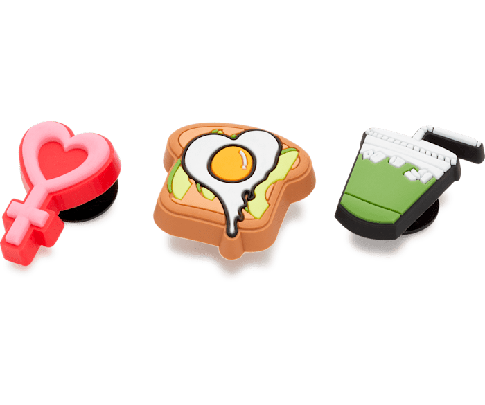 Avocado Toast 3 Pack Jibbitz™ charms