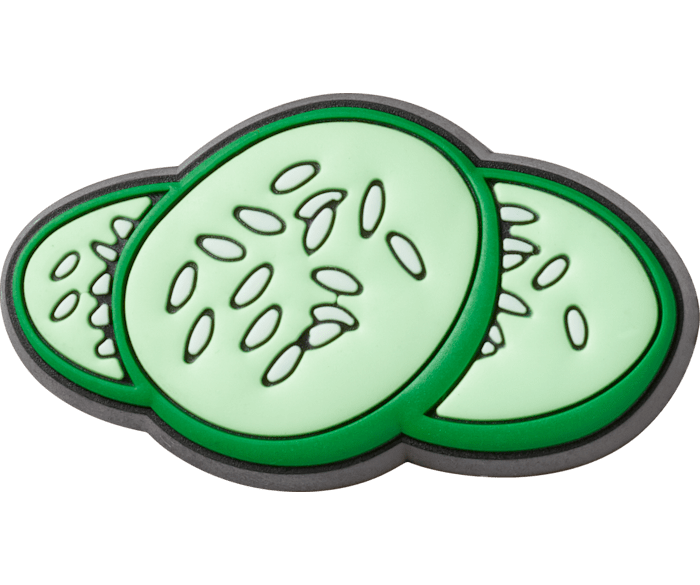  Cucumber Slices - charm view - Jibbitz
