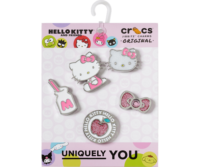 Crocs - Womens Jibbitz Hello Kitty Elevated 5 Pack in Multi - One Size