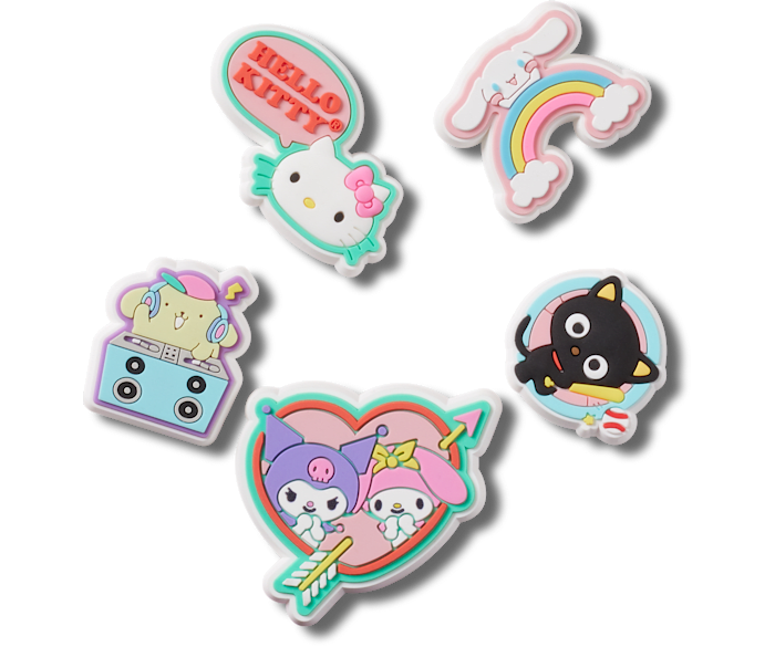 Hello Kitty and Friends 5 Pack Jibbitz Shoe Charm - Crocs