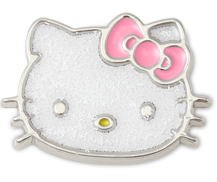 Hello Kitty Glitter Cat Jibbitz Shoe Charm - Crocs