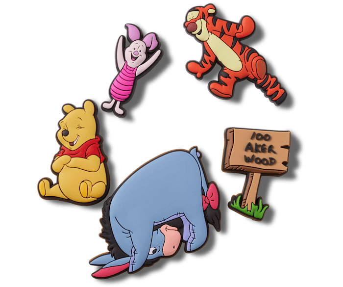 1pcs Original Winnie the Pooh PVC Shoe Charms Cartoon Tigger Piglet Jeans  Clog Pins Kids Women Shoe Decorations - AliExpress