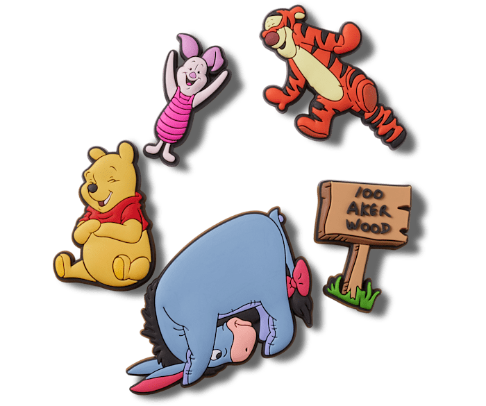 Winnie The Pooh 5 Pack - charm view - Jibbitz