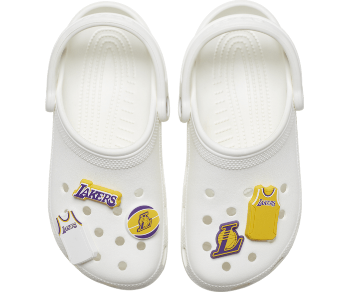 crocs charms 100 pieces lakers nba charms