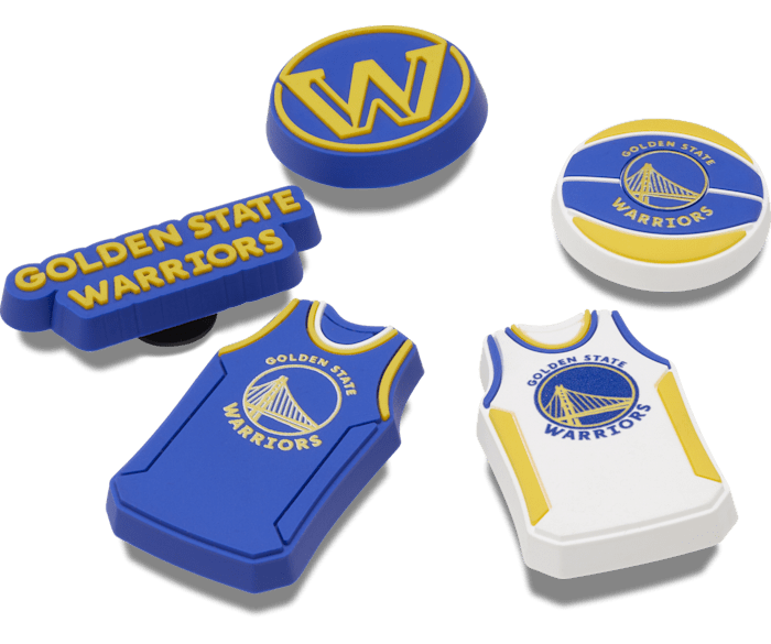 Golden State Warriors Croc Charm 