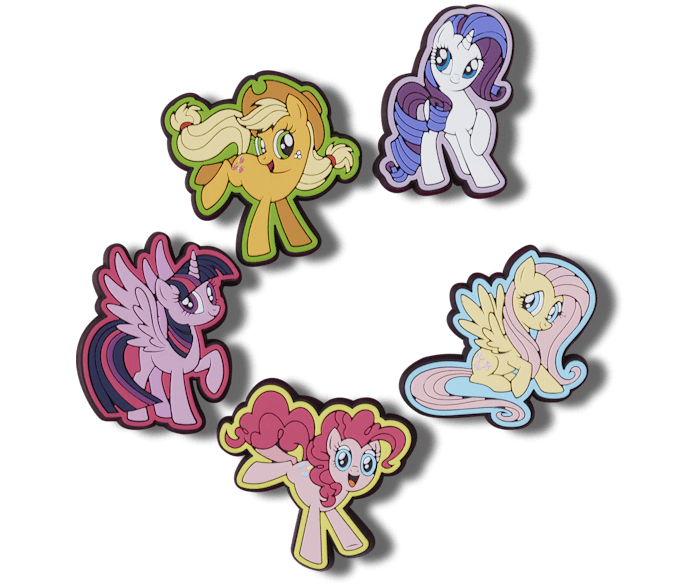  My Little Pony 5 Pack - charm view - Jibbitz