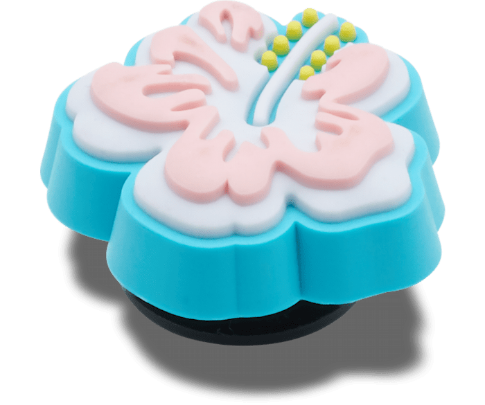  Blue Hibiscus - charms on shoes - Jibbitz