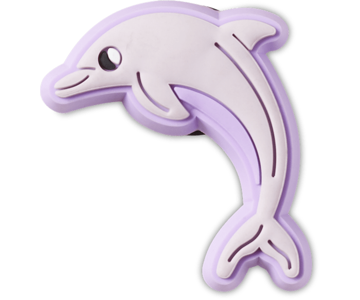 Purple Dolphin Jibbitz Shoe Charm - Crocs