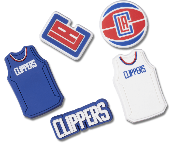 NBA charms - 5 Pack Crocs Clippers Jibbitz™ Angeles Los