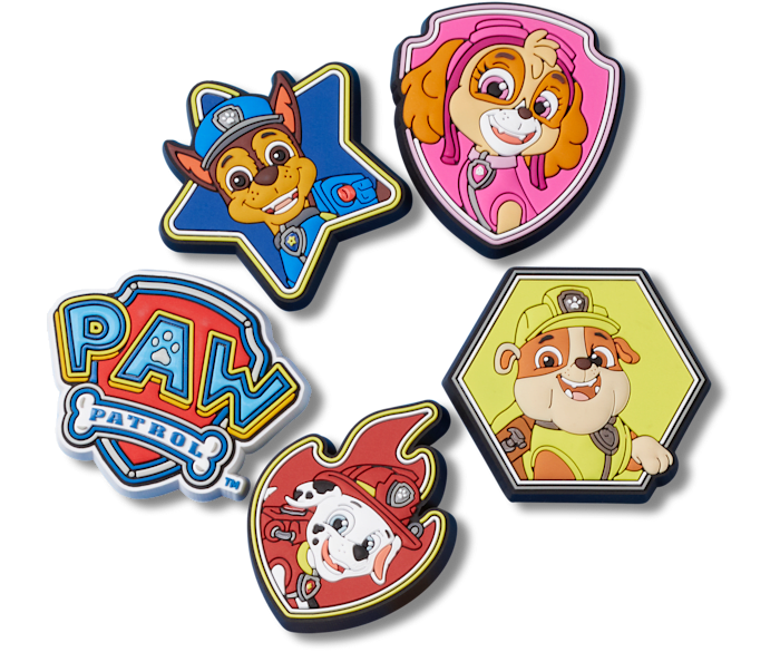  Paw Patrol 5 Pack - charm view - Jibbitz