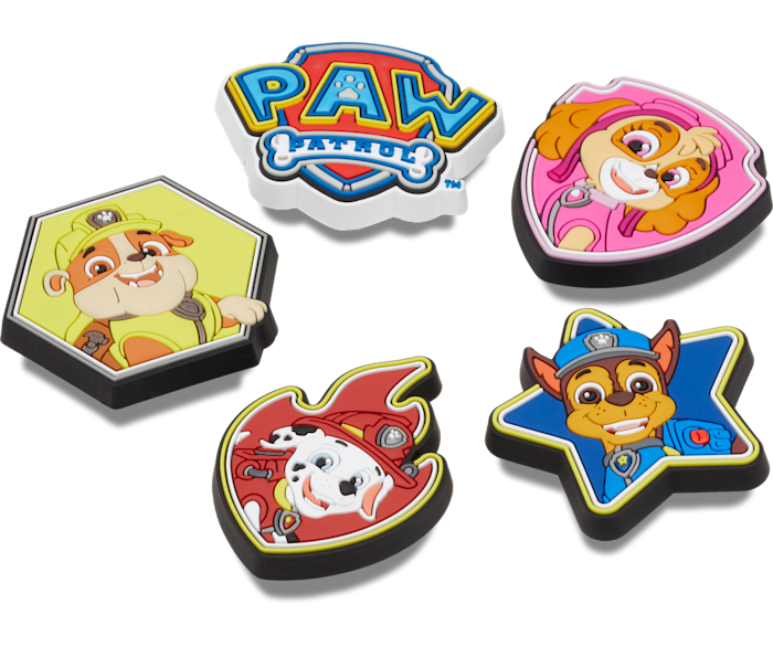  Paw Patrol 5 Pack - charms on shoes - Jibbitz