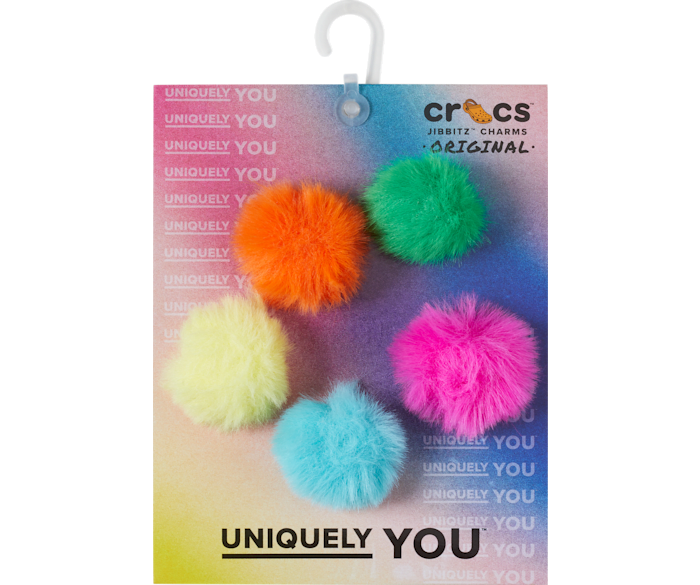 80s Neon Puff Ball 5 Pack