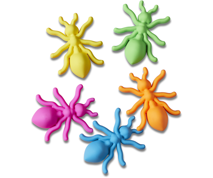  Neon Ants 5 Pack - charm view - Jibbitz