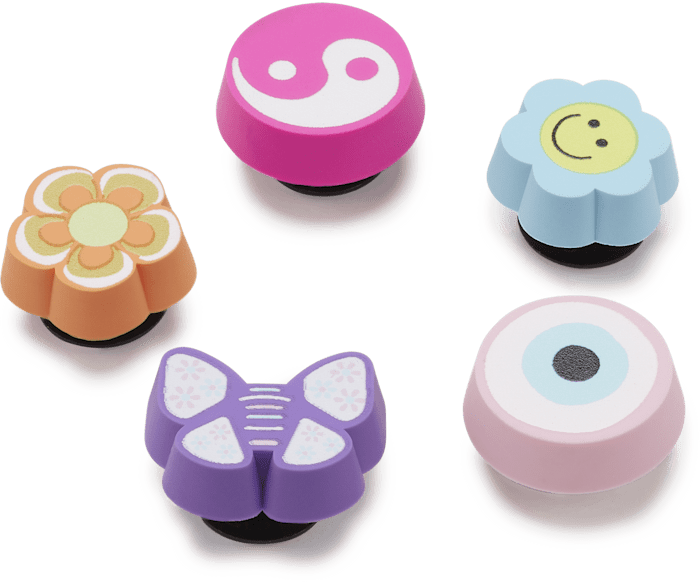  Nostalgia Girly Eraser 5 Pack - charms on shoes - Jibbitz