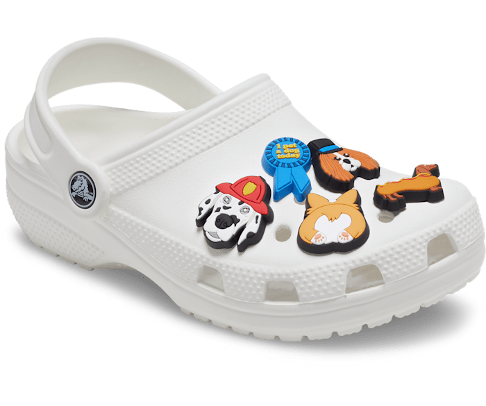Crocs Dog Person Jibbitz - Pack Of 5 Plastic Shoe Charm Price in