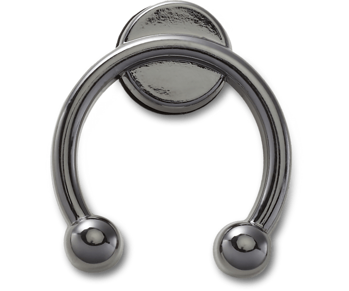  Horseshoe Hoop - charm view - Jibbitz