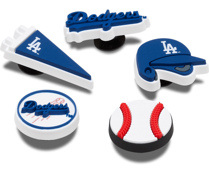  MLB Los Angeles Dodgers 5pck - charms on shoes - Jibbitz