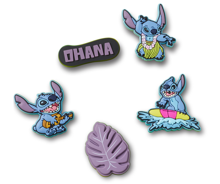  Stitch Tropical 5 Pack - charm view - Jibbitz