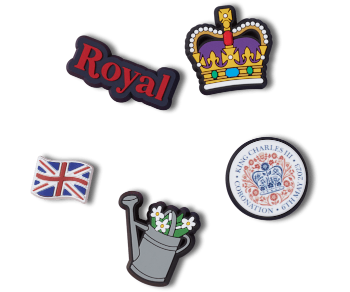 Prince Charles Coronation 5 Pack Jibbitz™ charms - Crocs
