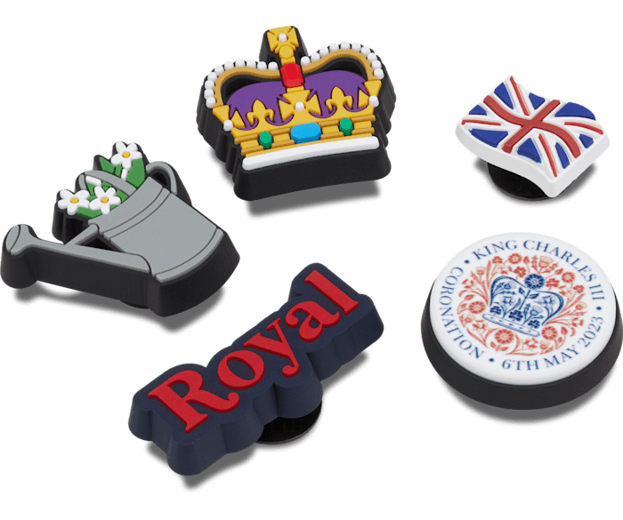 Prince Charles Coronation 5 Pack Jibbitz™ charms - Crocs