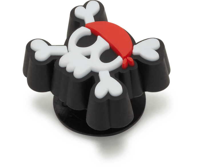  Tiny Pirate Skull - charms on shoes - Jibbitz