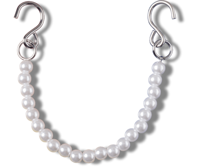  Pearl Strap Chain - charm view - Jibbitz