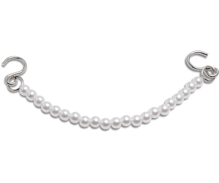  Pearl Strap Chain - charms on shoes - Jibbitz