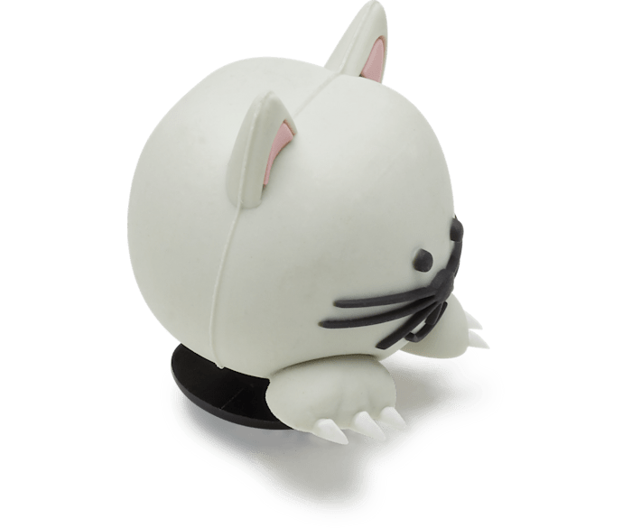  Chaton 3D - Angle personnalisé - Jibbitz