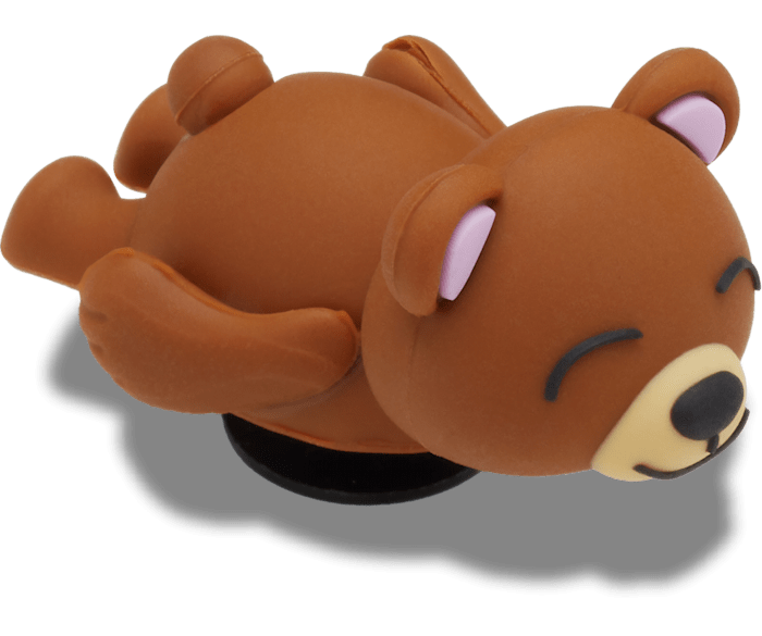  3D Bear on Tummy - charm view - Jibbitz
