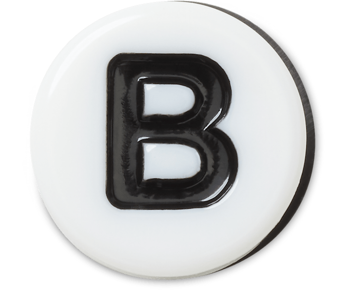  Tiny Friendship Letter B - charm view - Jibbitz